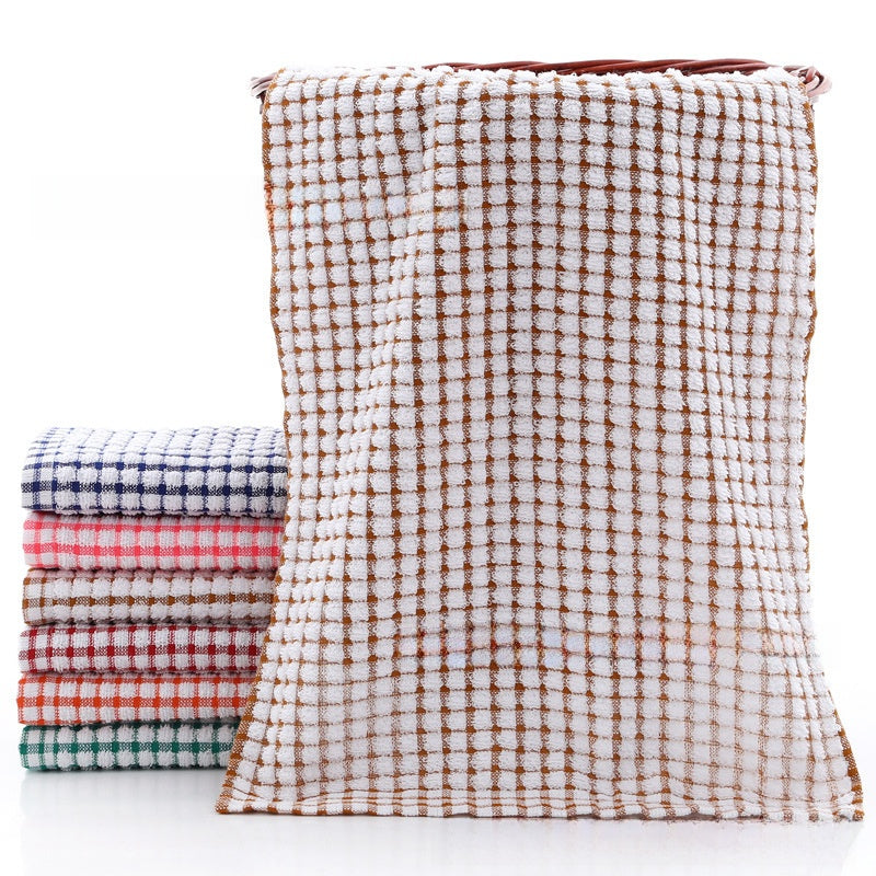 Plaid small towel
