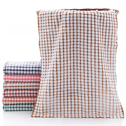 Plaid small towel