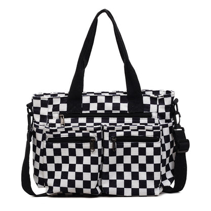 Plaid Tote Bag for Women