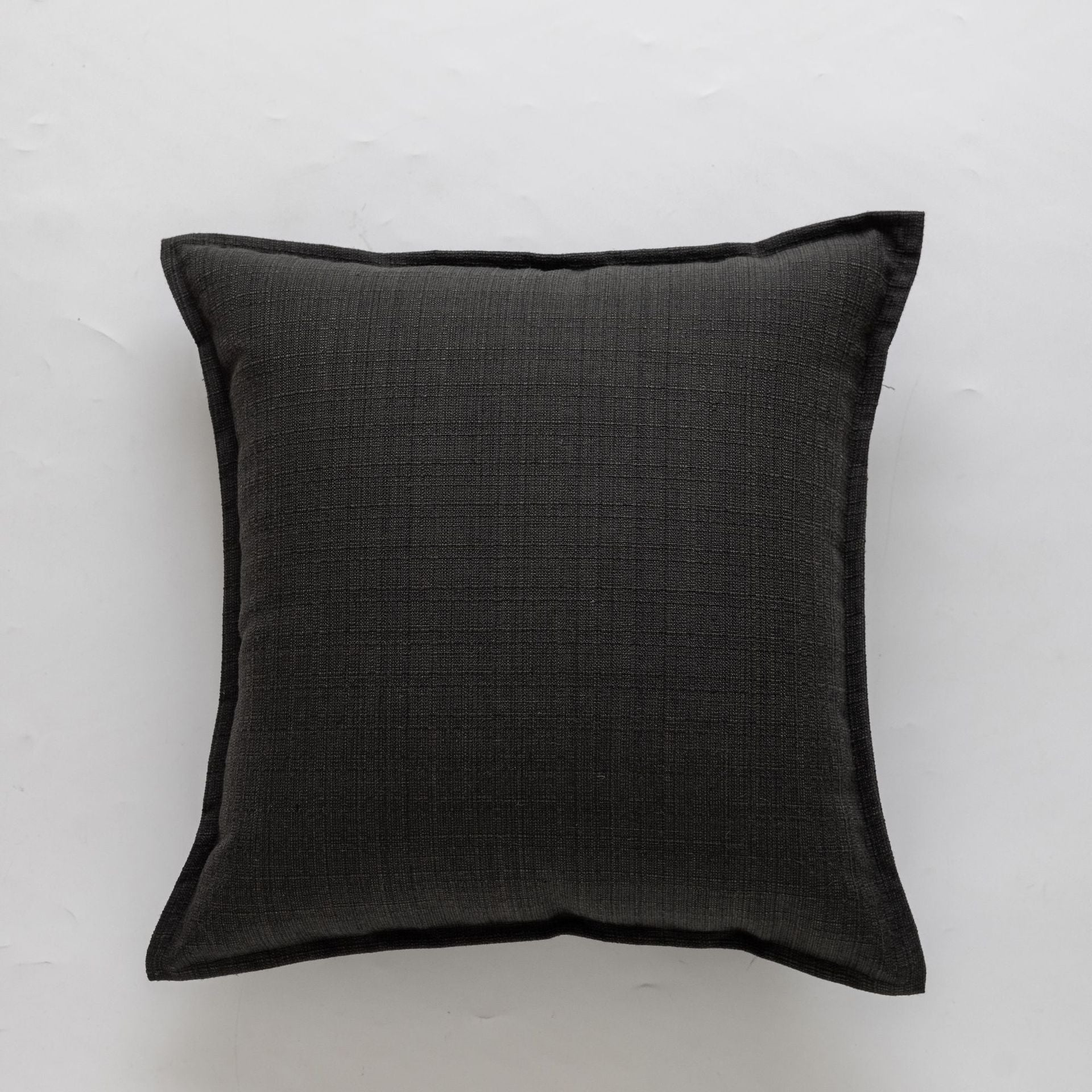 Plain-colored linen pillowcase