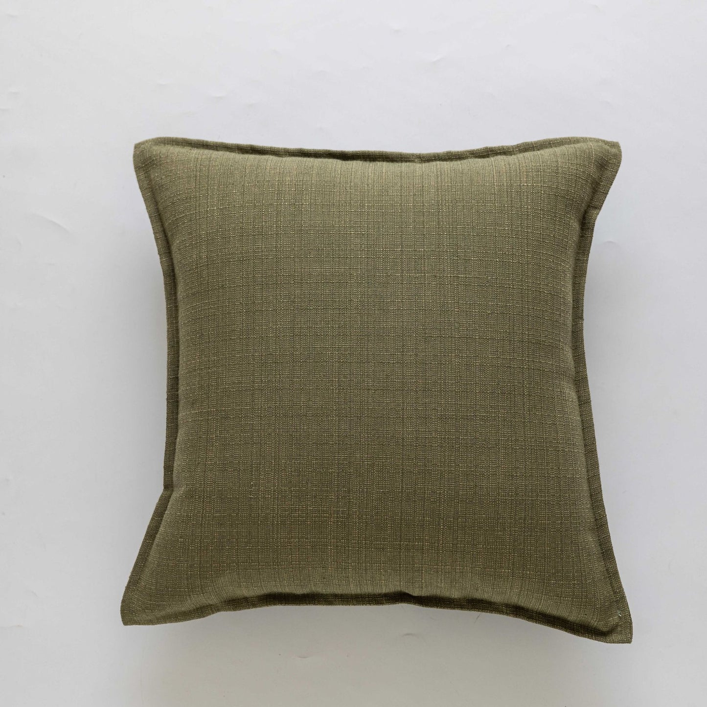 Plain-colored linen pillowcase