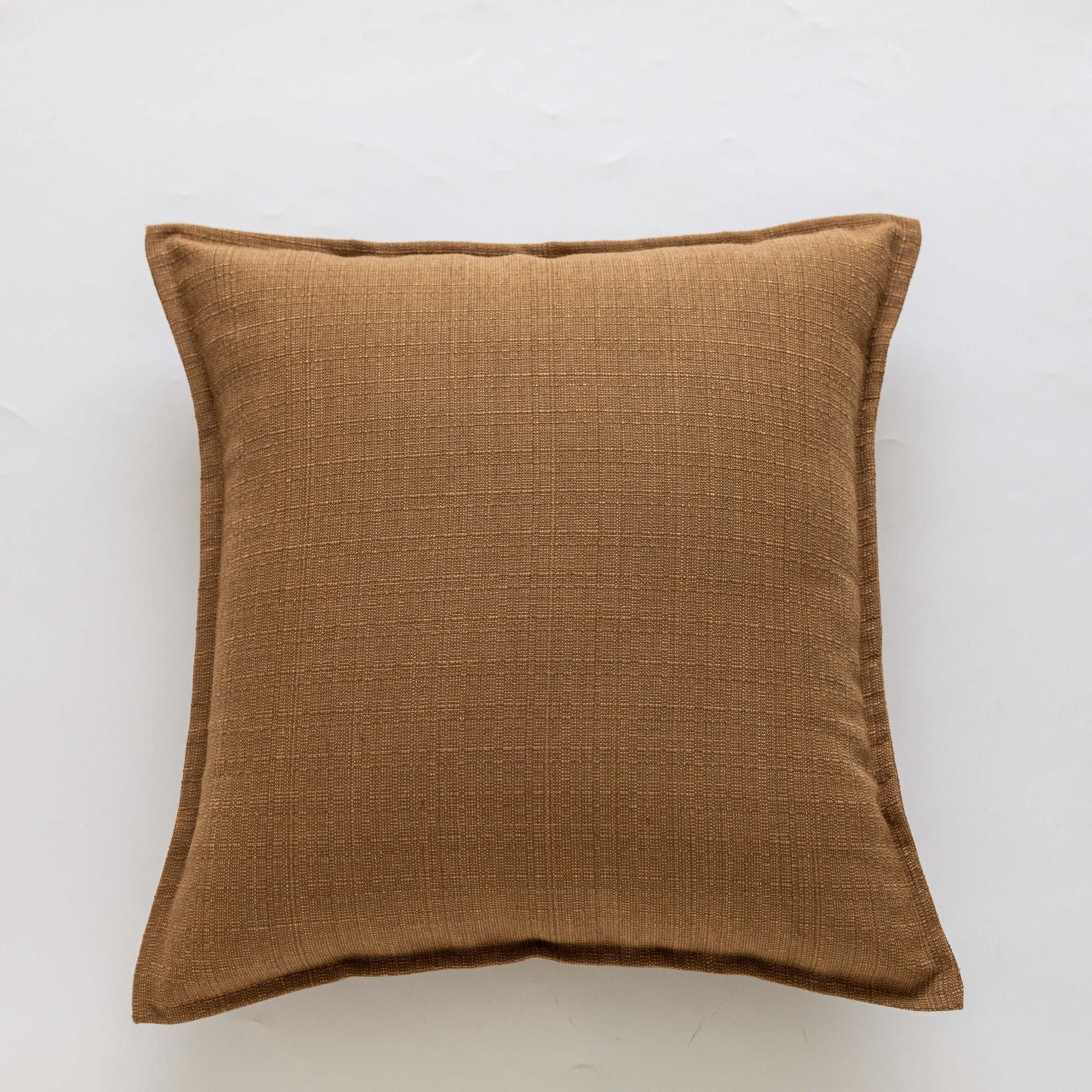 Plain-colored linen pillowcase
