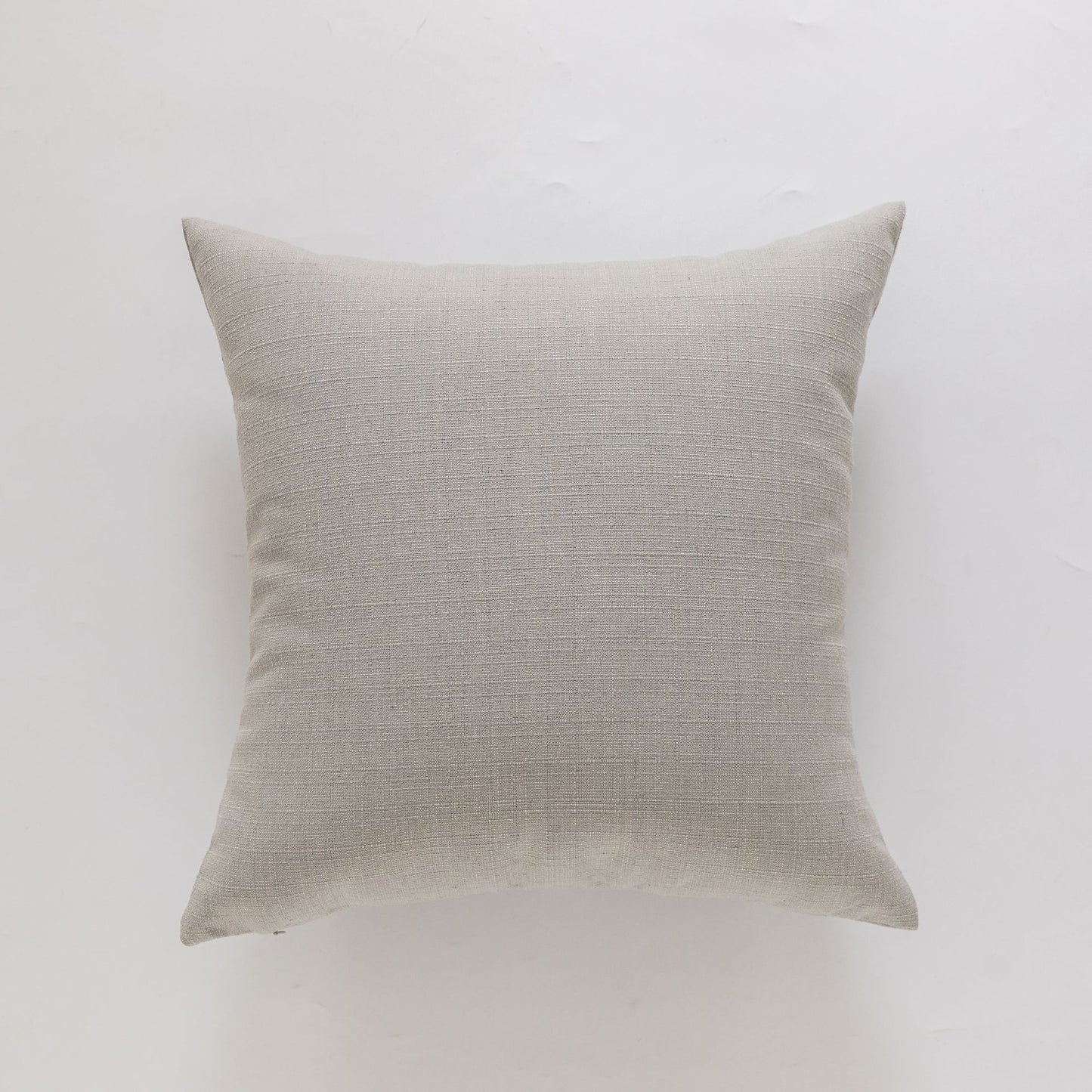 Plain-colored linen pillowcase