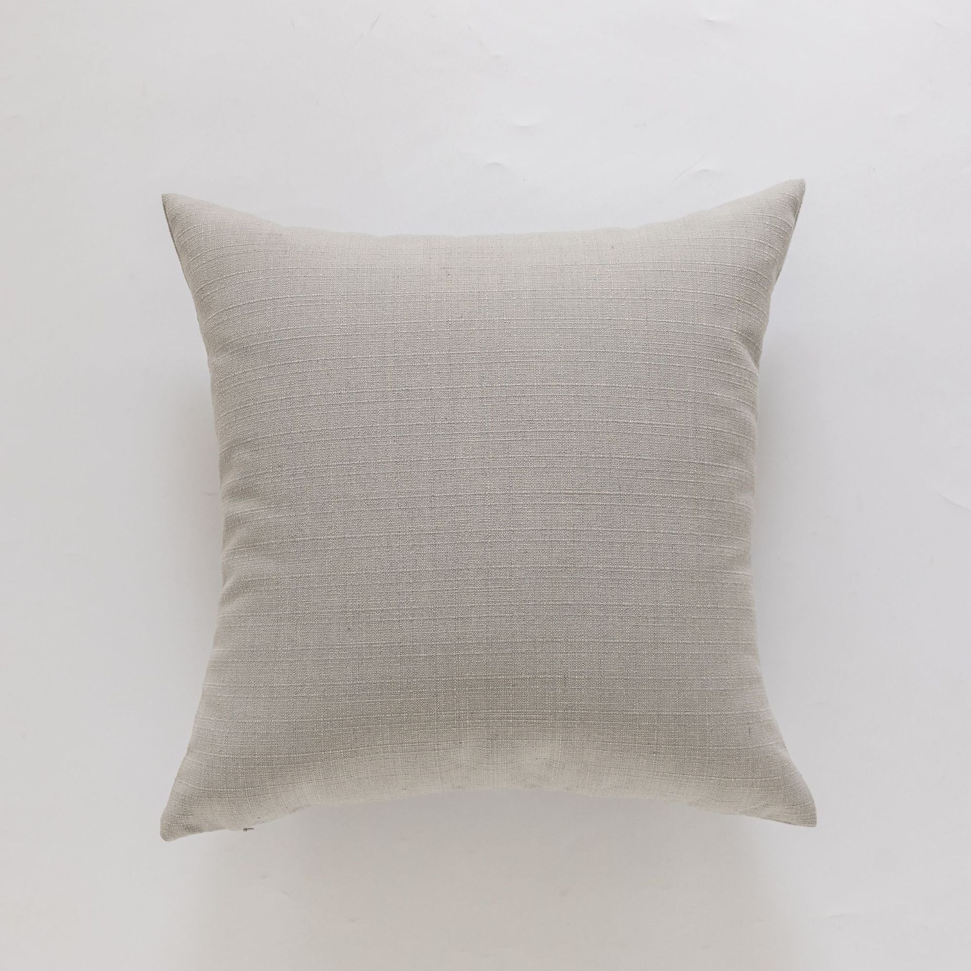 Plain-colored linen pillowcase