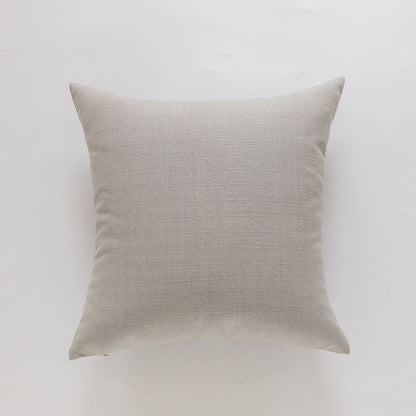 Plain-colored linen pillowcase