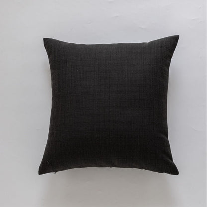Plain-colored linen pillowcase