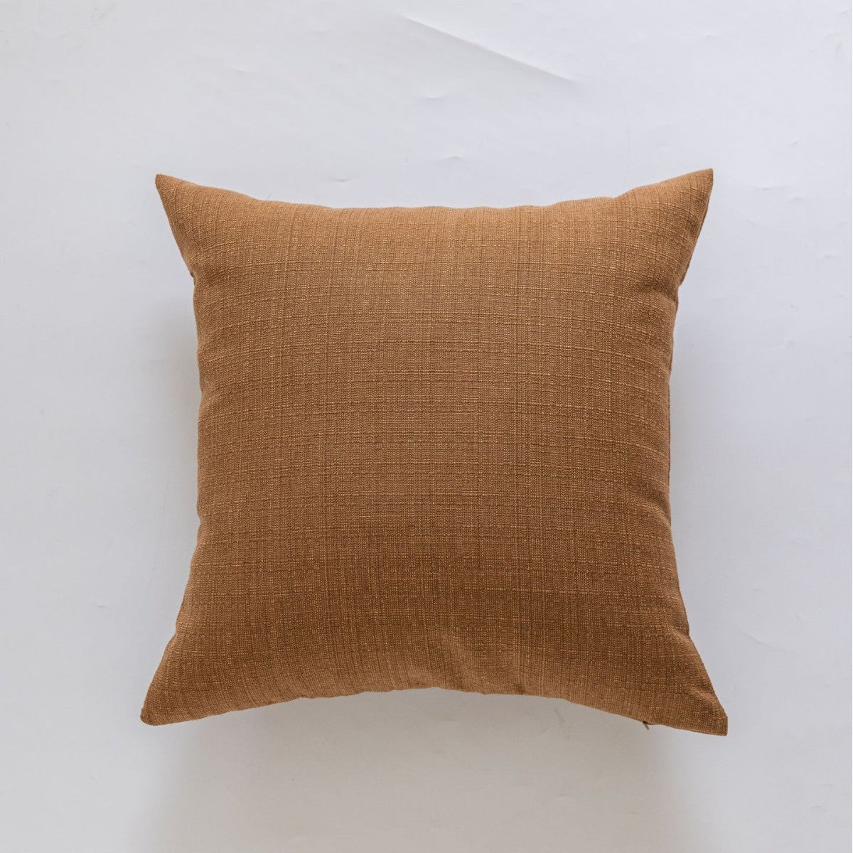 Plain-colored linen pillowcase
