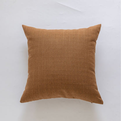 Plain-colored linen pillowcase