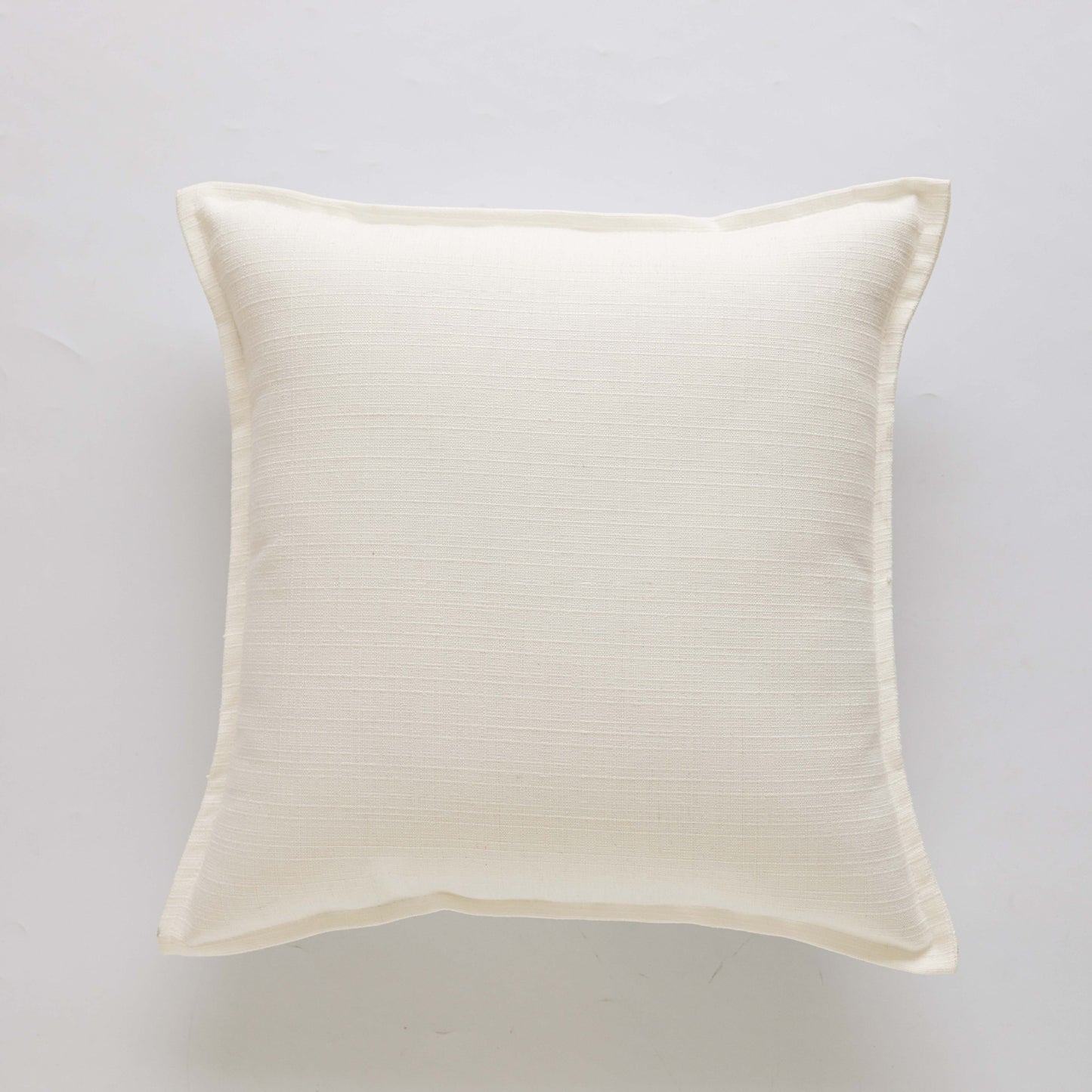 Plain-colored linen pillowcase