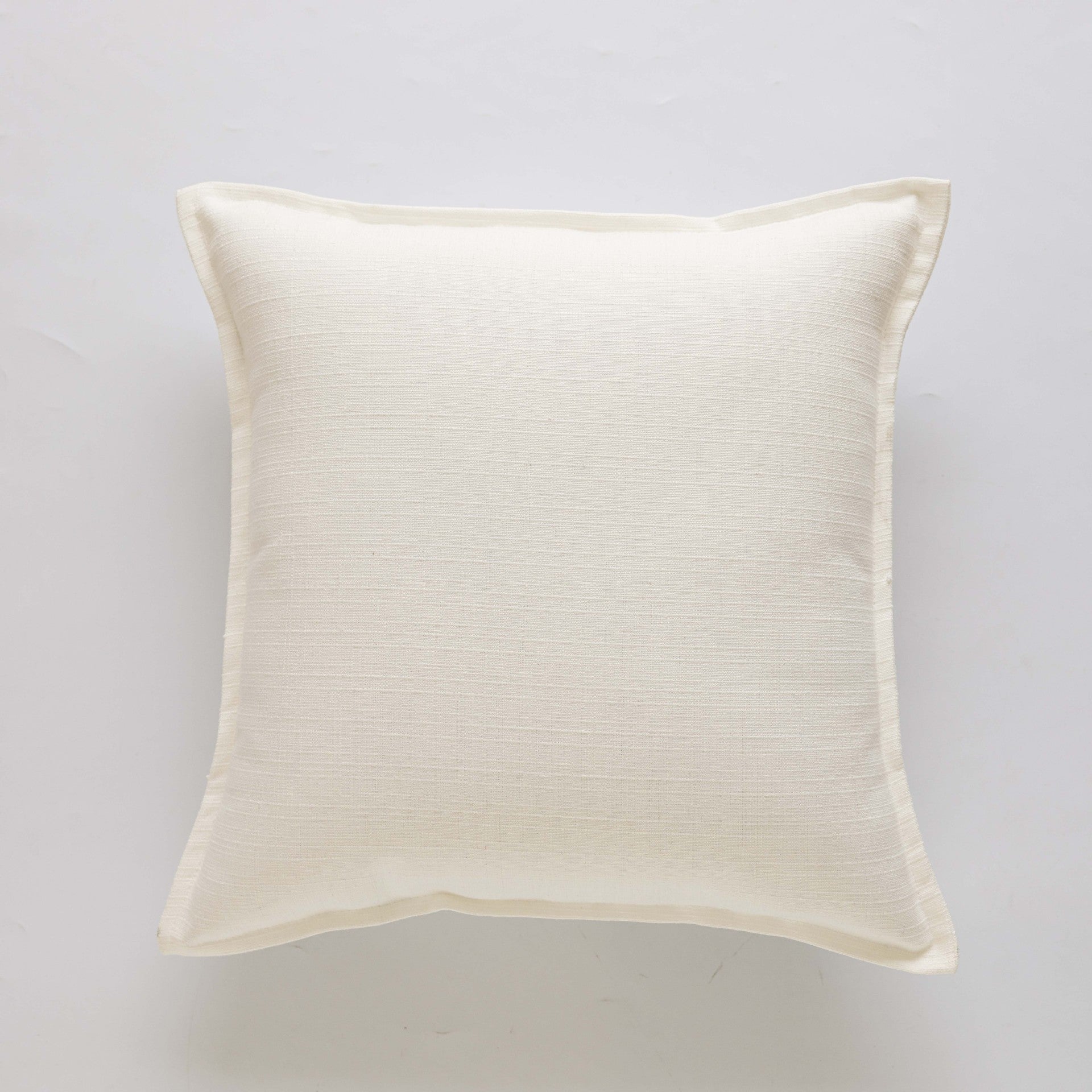 Plain-colored linen pillowcase