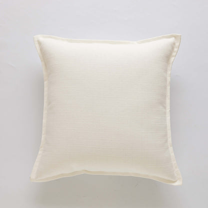 Plain-colored linen pillowcase