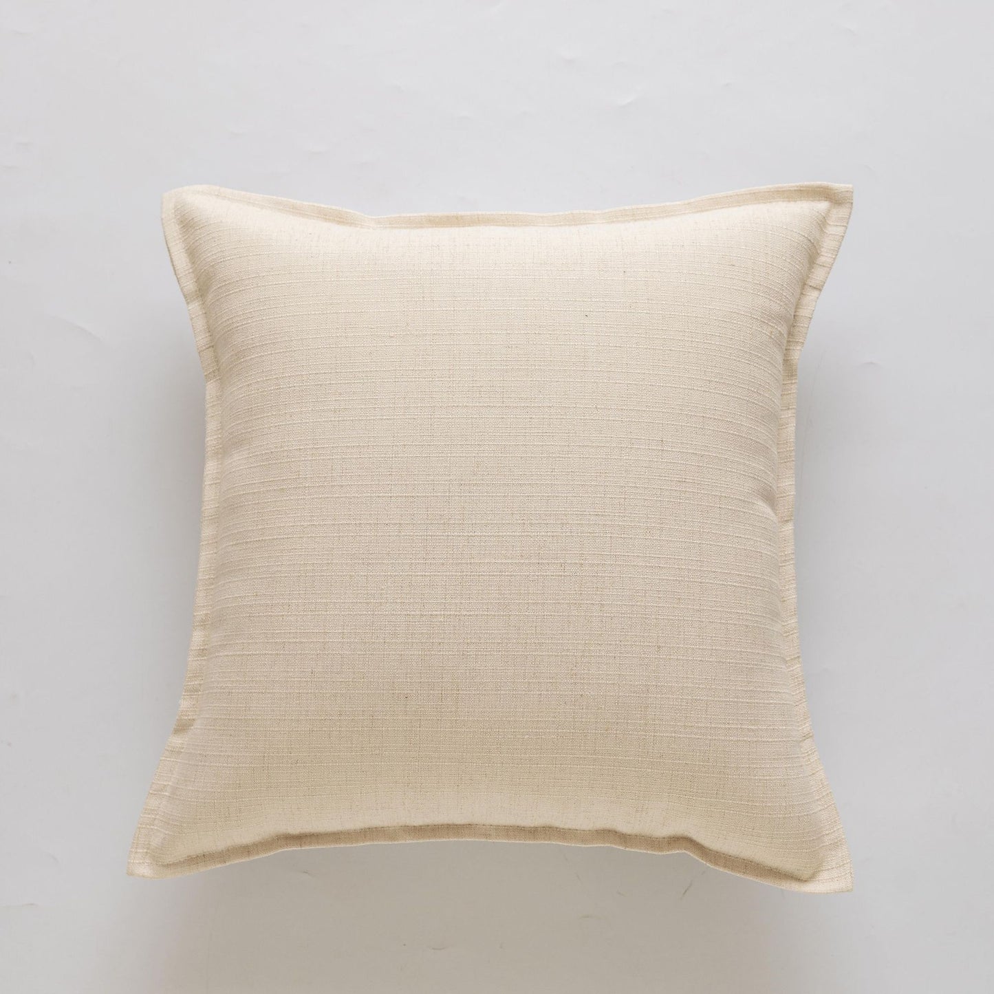 Plain-colored linen pillowcase