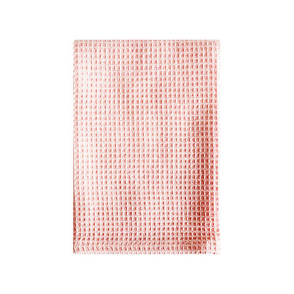 Plain-colored waffle-weave dishcloth
