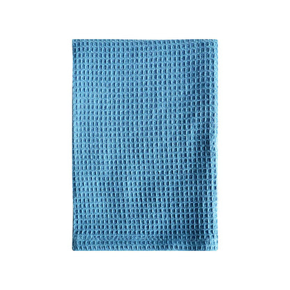Plain-colored waffle-weave dishcloth
