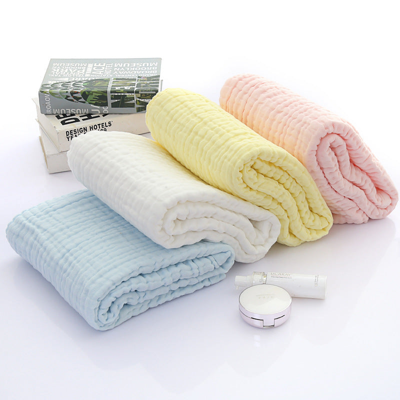 Plain Gauze Baby Bath Towel