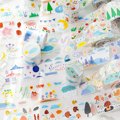 Planner material stickers