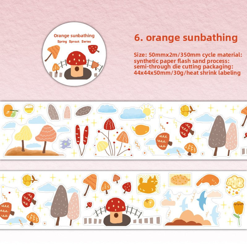 Planner material stickers