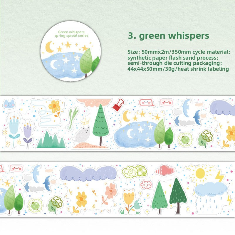Planner material stickers