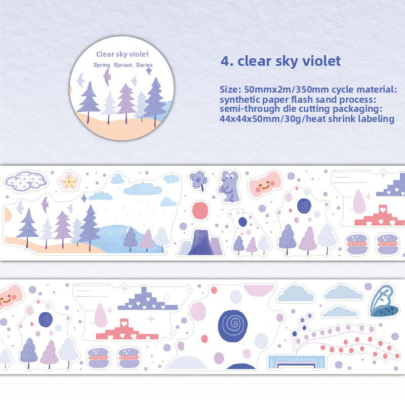 Planner material stickers