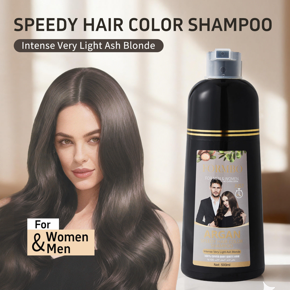 Plant-Based Bubble Hair Dye Cream