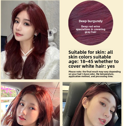Plant-Based Bubble Hair Dye for Gray Coverage