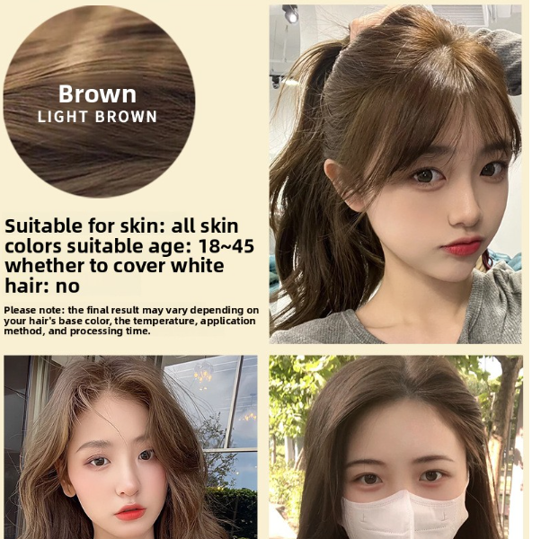 Plant-Based Bubble Hair Dye for Gray Coverage