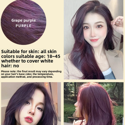 Plant-Based Bubble Hair Dye for Gray Coverage