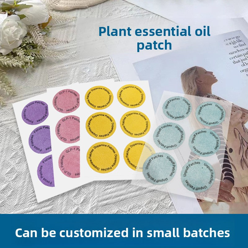 Plant essential oil acupoint body care patch