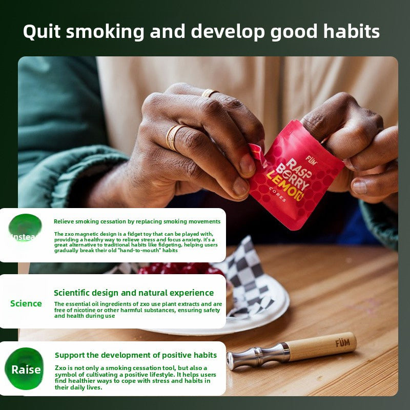 Plant essential oil filter cartridge fruit-flavored inhaler stick