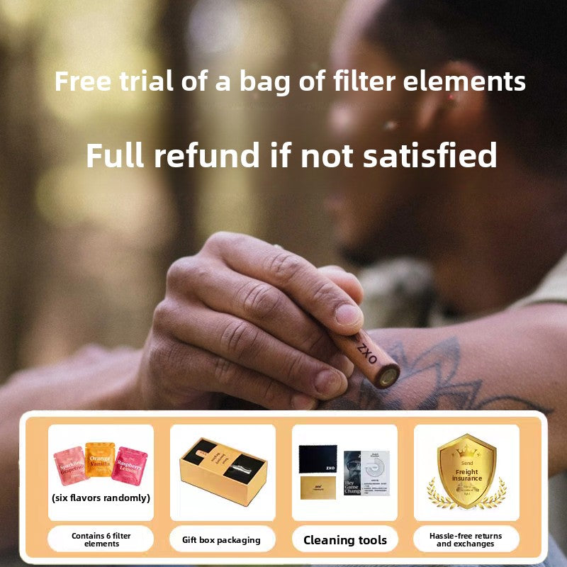 Plant essential oil filter cartridge fruit-flavored inhaler stick