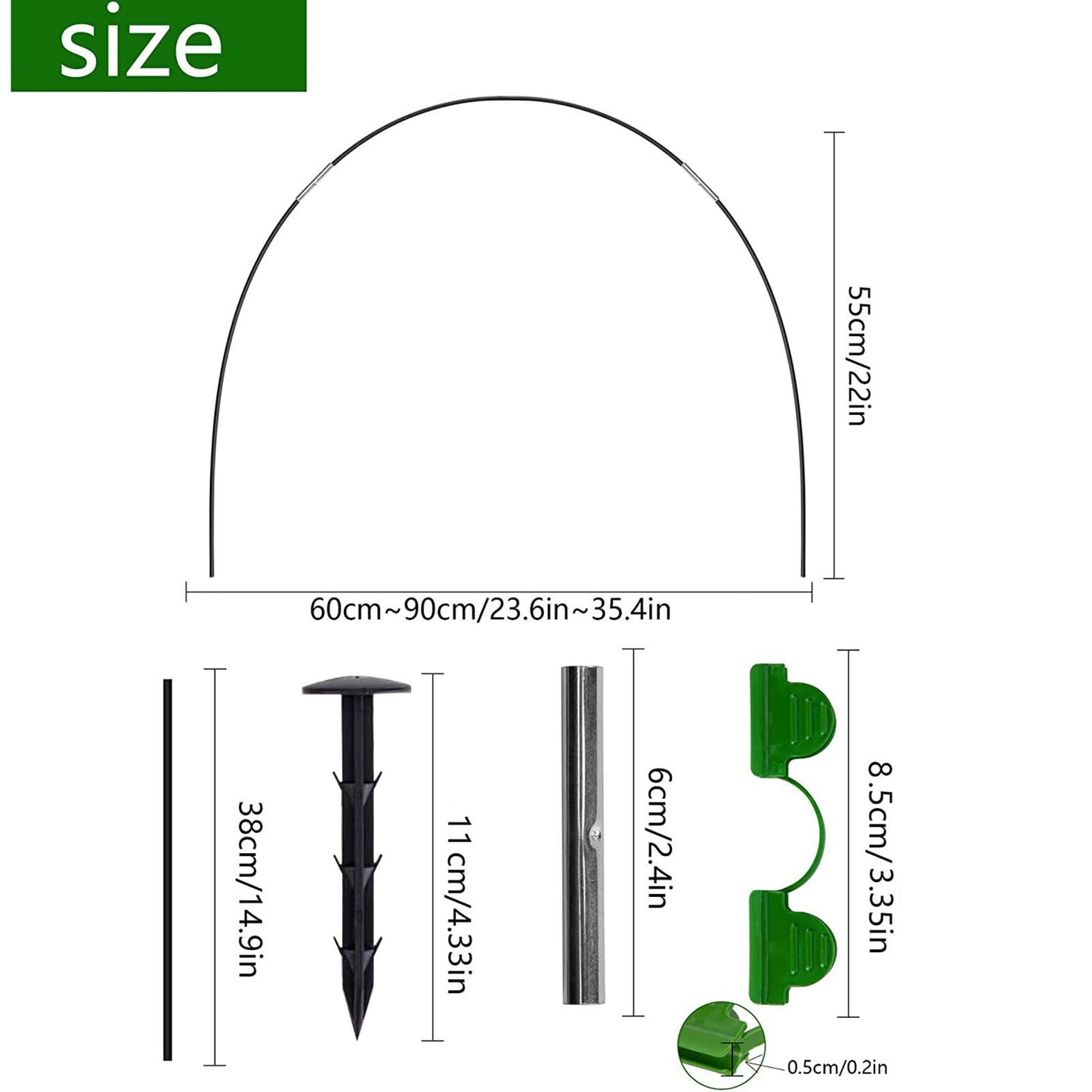 Plant Greenhouse Support Hoop