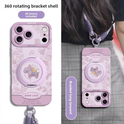 Plant-themed Pony X Magnetic Phone Case