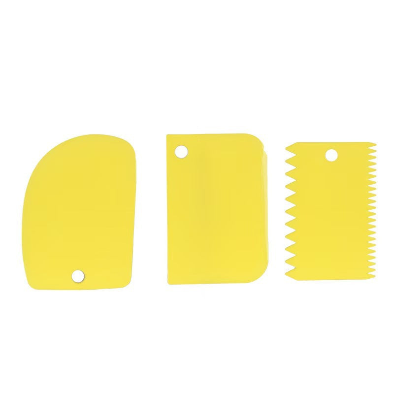 Plastic Baking Scraper Set for Cake Decorating