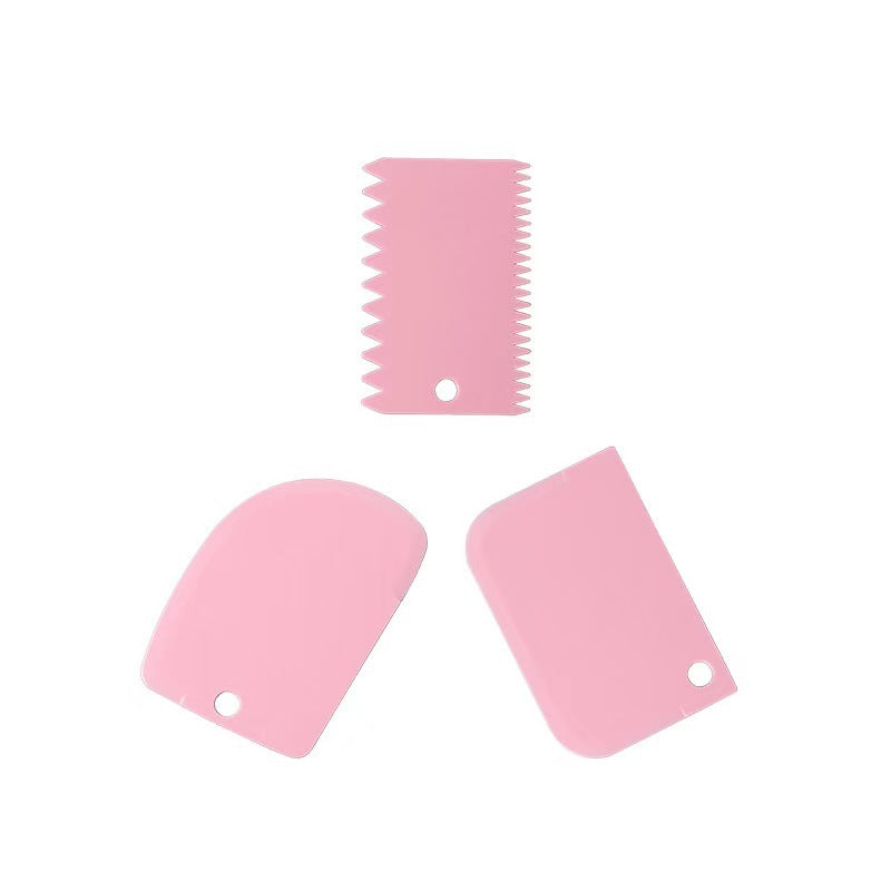 Plastic Baking Scraper Set for Cake Decorating