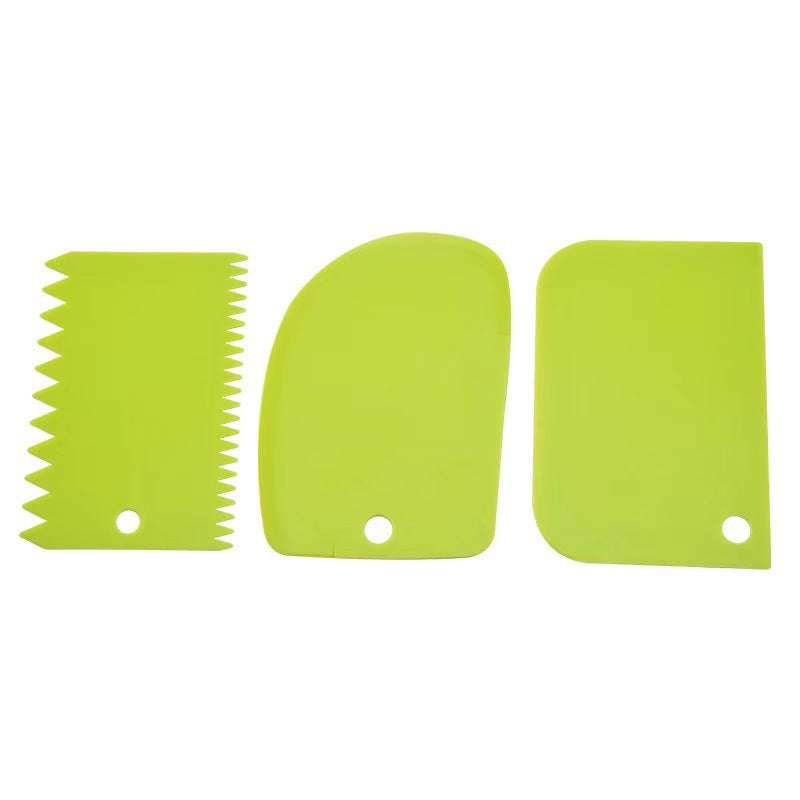 Plastic Baking Scraper Set for Cake Decorating