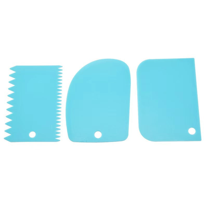 Plastic Baking Scraper Set for Cake Decorating