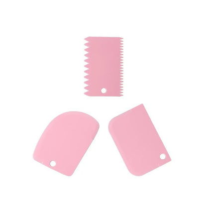Plastic Baking Scraper Set for Cake Decorating