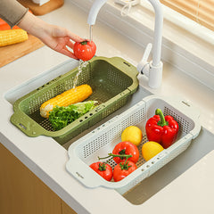 White telescopic basket PET Basin