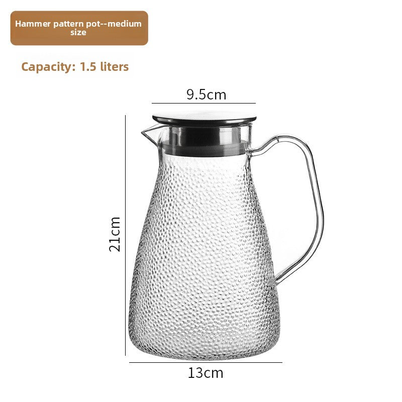 Plastic Beverage Jug with Stainless Steel Lid