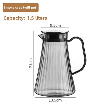 Plastic Beverage Jug with Stainless Steel Lid