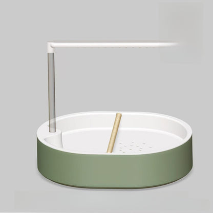 Plastic Bird Bath with Water Circulation System