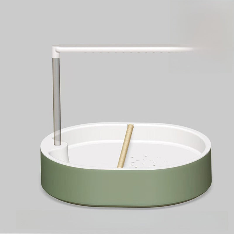 Plastic Bird Bath with Water Circulation System