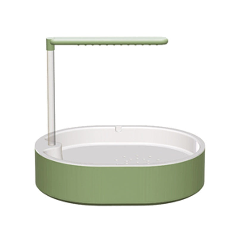 Plastic Bird Bath with Water Circulation System