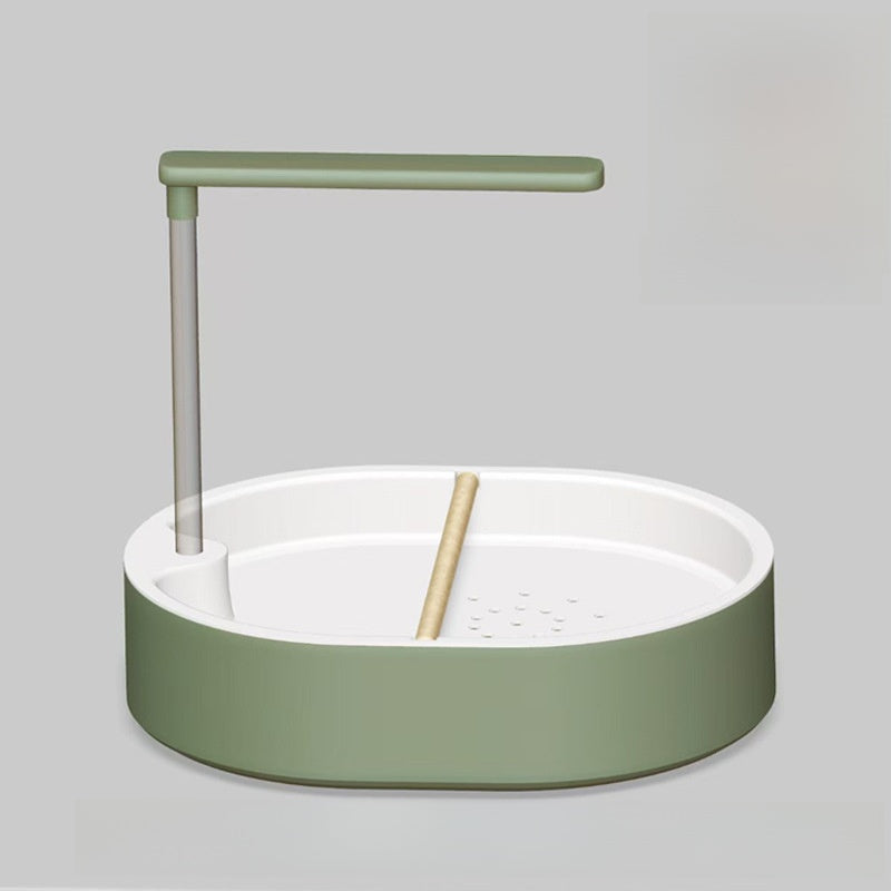 Plastic Bird Bath with Water Circulation System