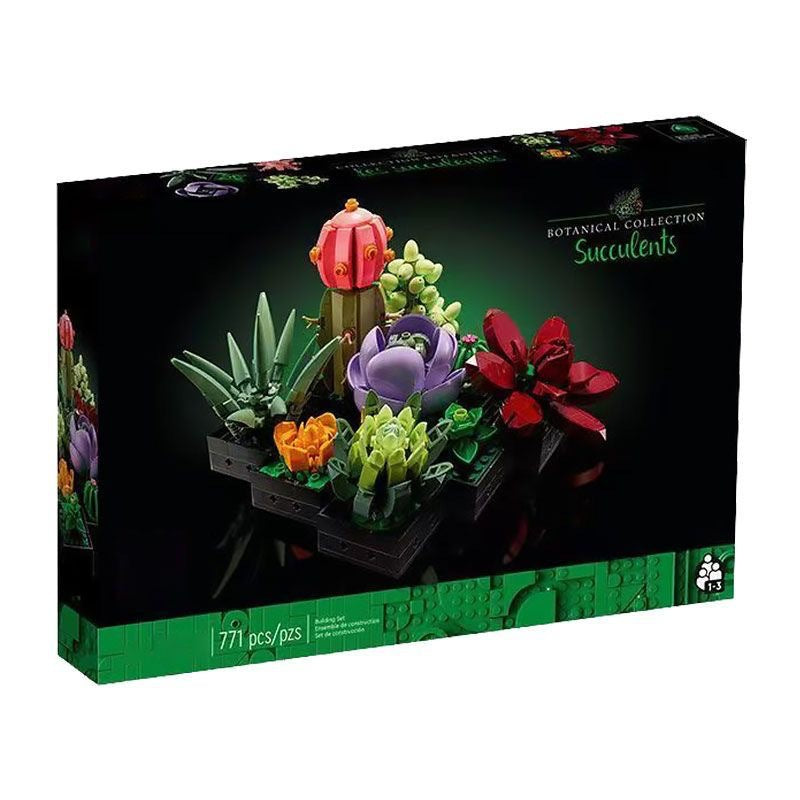 Plastic Building Blocks Floral Bouquet DIY Kit