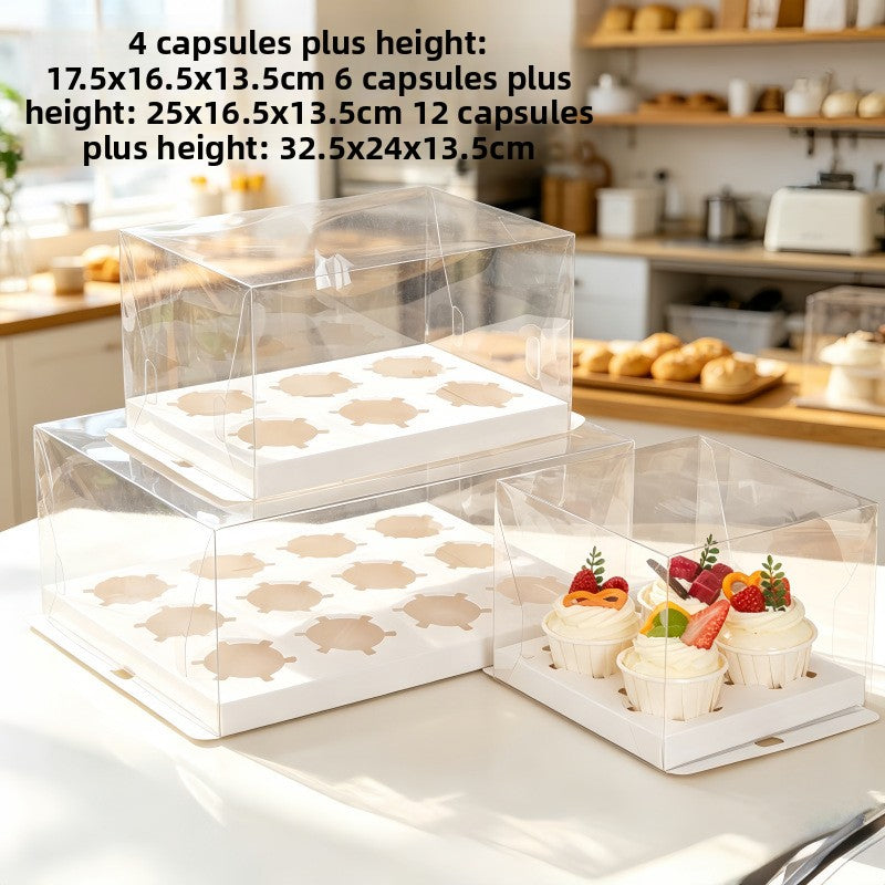 Plastic cake box