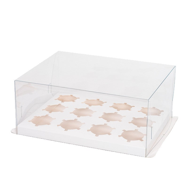 Plastic cake box