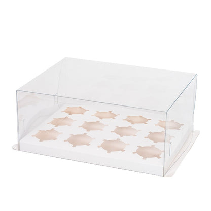 Plastic cake box