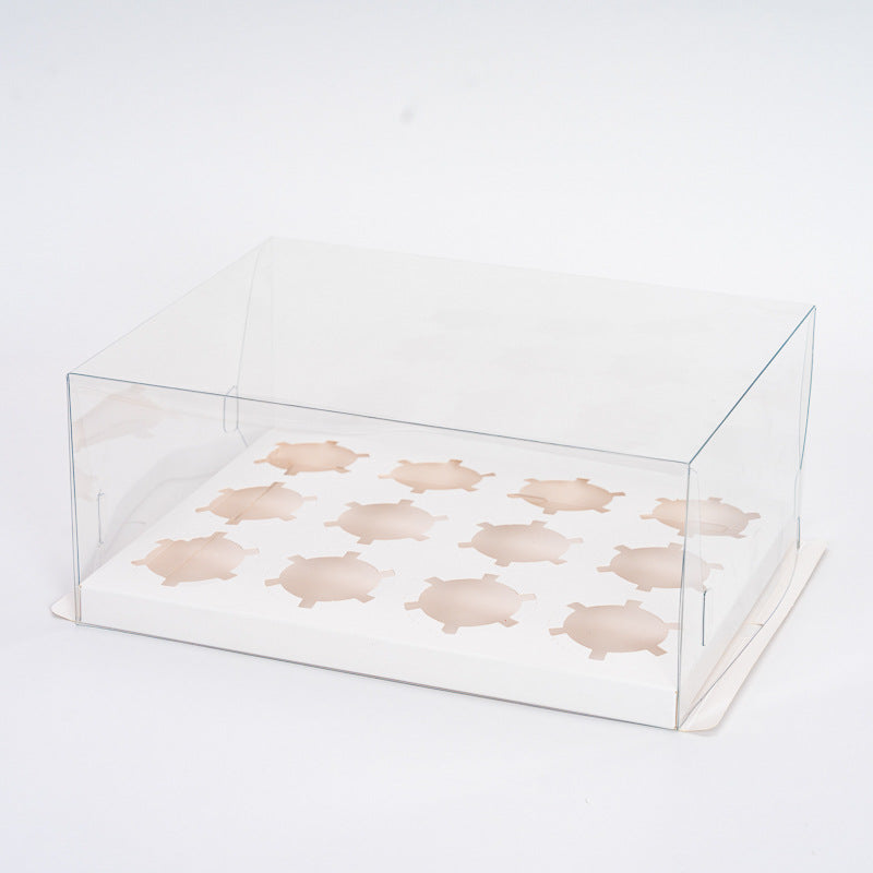 Plastic cake box
