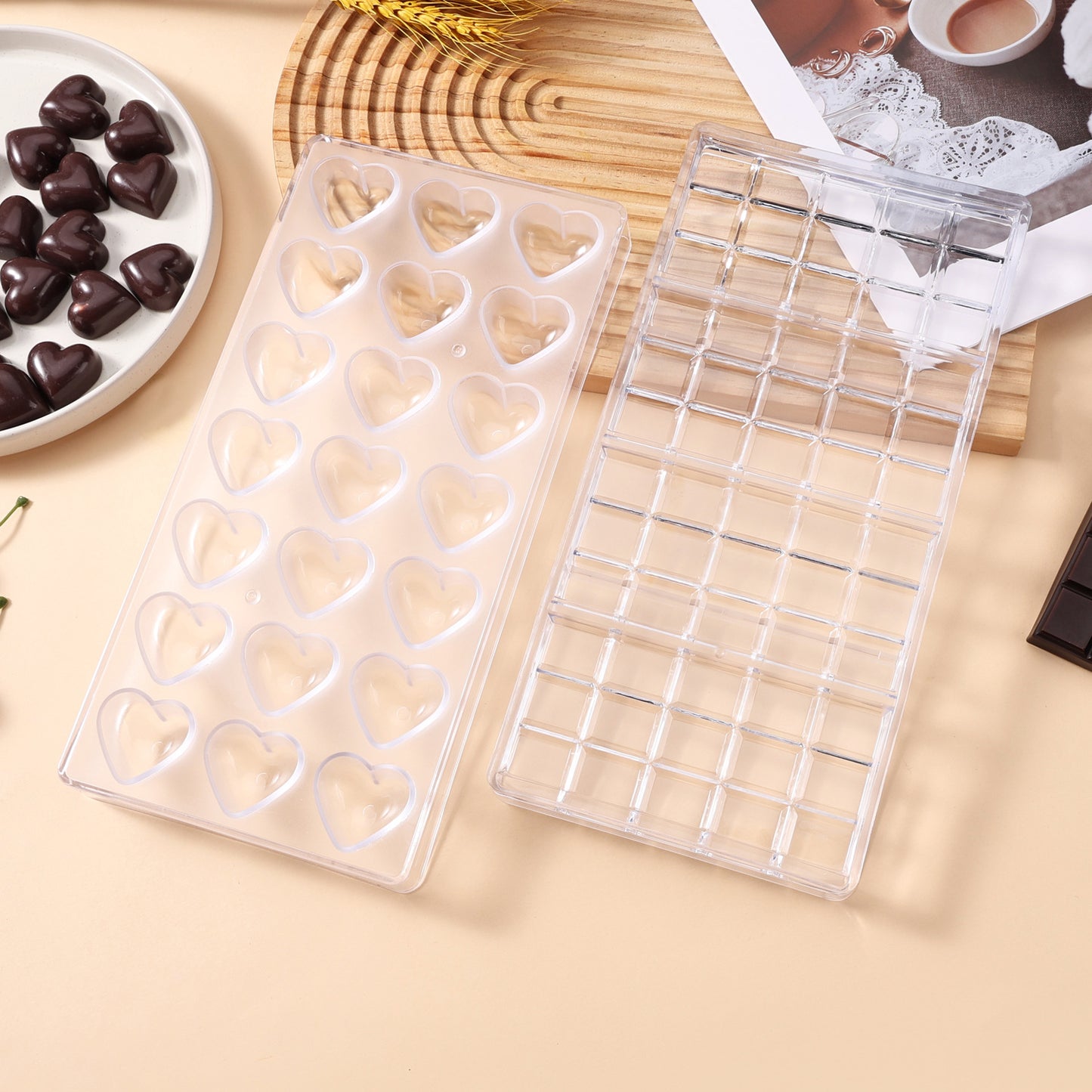 Plastic Chocolate Baking Molds
